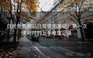 白虎免费网站日常使用笔记：第一次使用时的上手难度记录