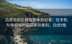 白虎自扣在线完整体验记录：在手机与电脑端的实际体验差别，白虎t恤