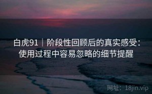白虎91｜阶段性回顾后的真实感受：使用过程中容易忽略的细节提醒