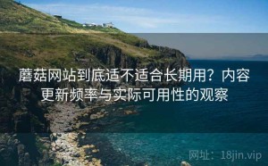 蘑菇网站到底适不适合长期用？内容更新频率与实际可用性的观察