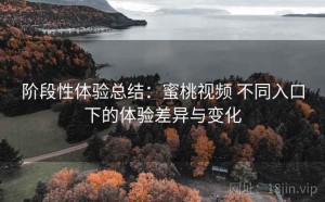 阶段性体验总结：蜜桃视频 不同入口下的体验差异与变化