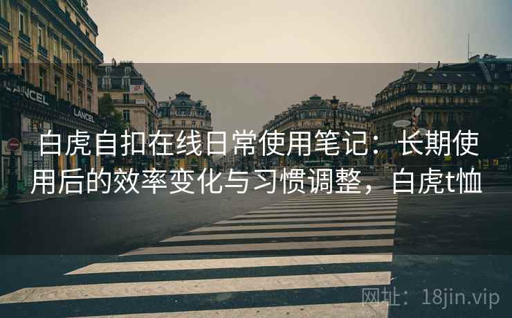 白虎自扣在线日常使用笔记：长期使用后的效率变化与习惯调整，白虎t恤
