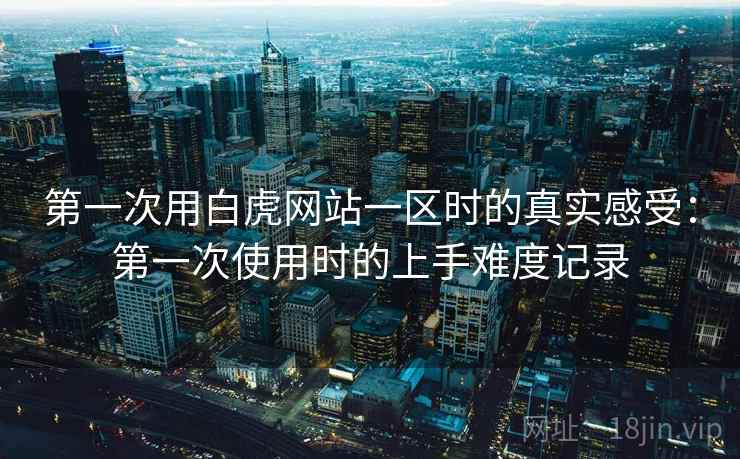 第一次用白虎网站一区时的真实感受：第一次使用时的上手难度记录