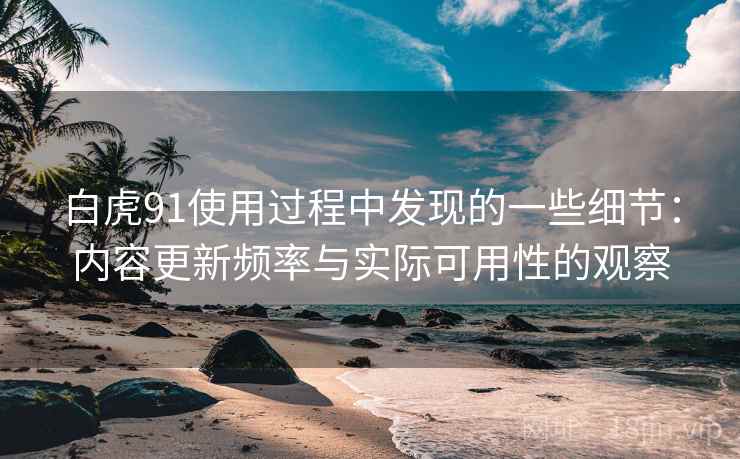 白虎91使用过程中发现的一些细节:内容更新频率与实际可用性的观察 白虎91使用过程中发现的一些细节:内容更新频率与实际可用性的观察