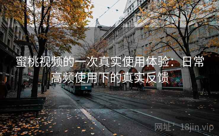 蜜桃视频的一次真实使用体验：日常高频使用下的真实反馈