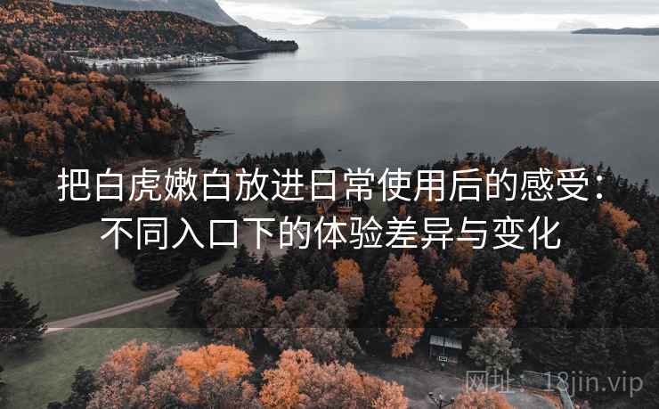 把白虎嫩白放进日常使用后的感受：不同入口下的体验差异与变化