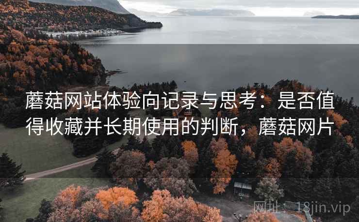 蘑菇网站体验向记录与思考：是否值得收藏并长期使用的判断，蘑菇网片