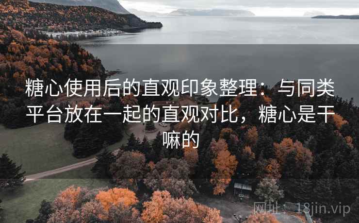 糖心使用后的直观印象整理：与同类平台放在一起的直观对比，糖心是干嘛的